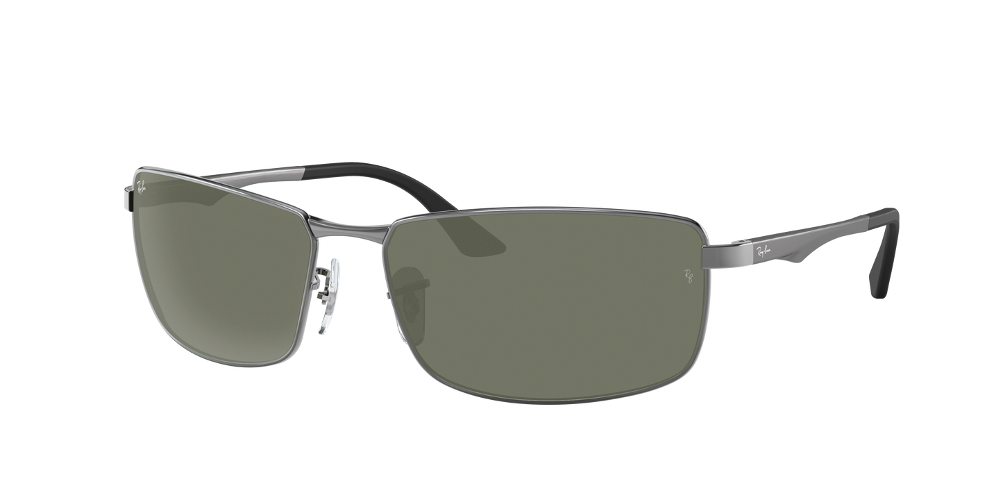 Gunmetal, Green, Rayban