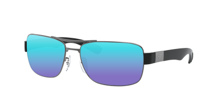 GUNMETAL, Blue-Mirrored, Sunberryrx