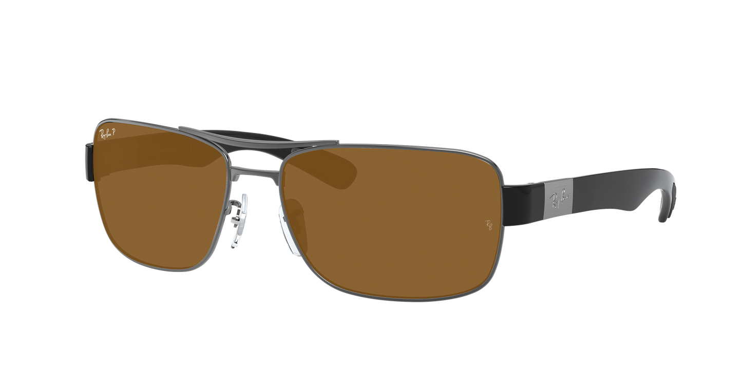 Gunmetal, Brown-Polarized, Rayban
