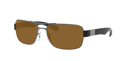 Gunmetal, Brown-Polarized, Rayban
