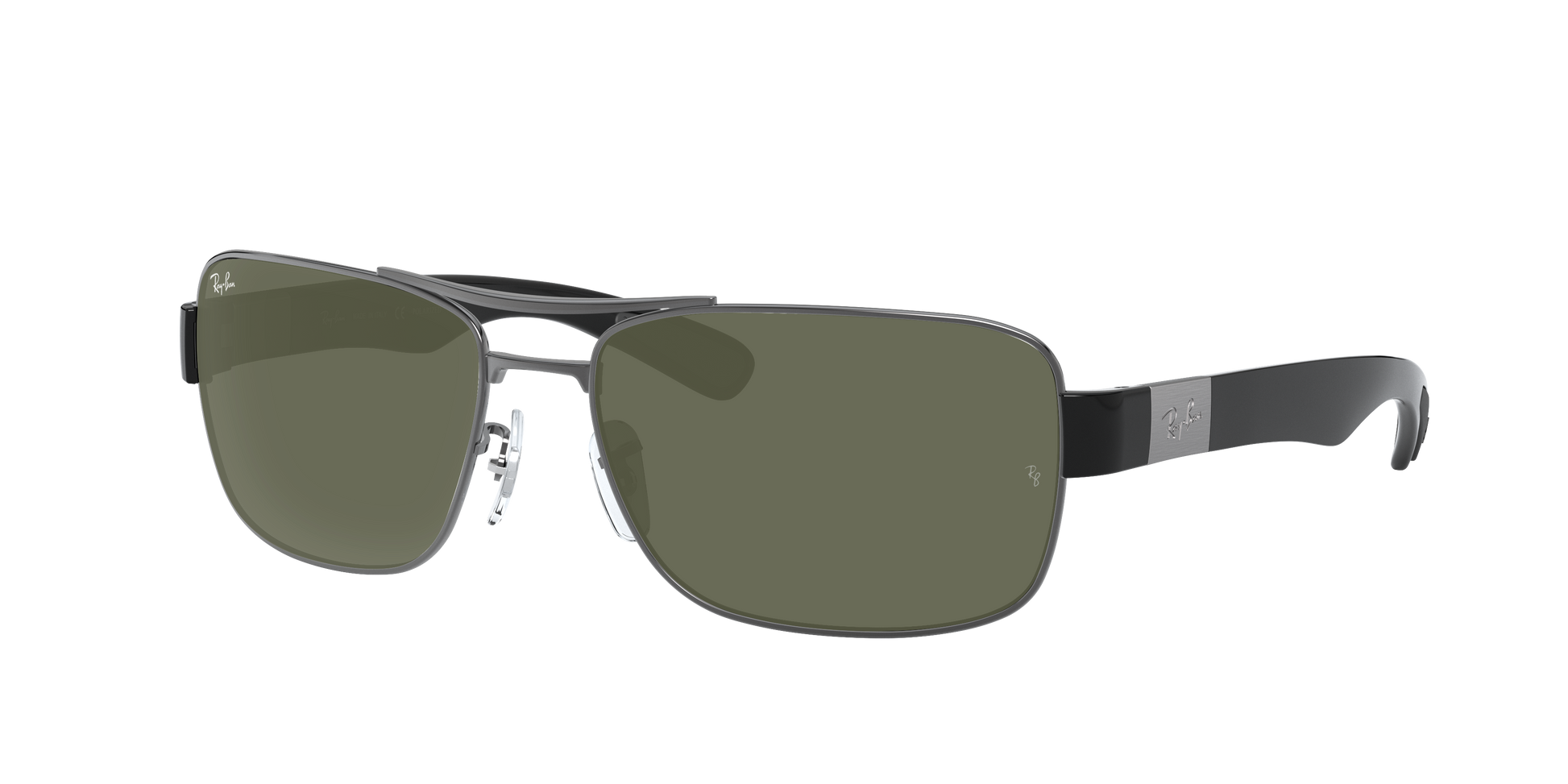 Gunmetal, Green, Rayban