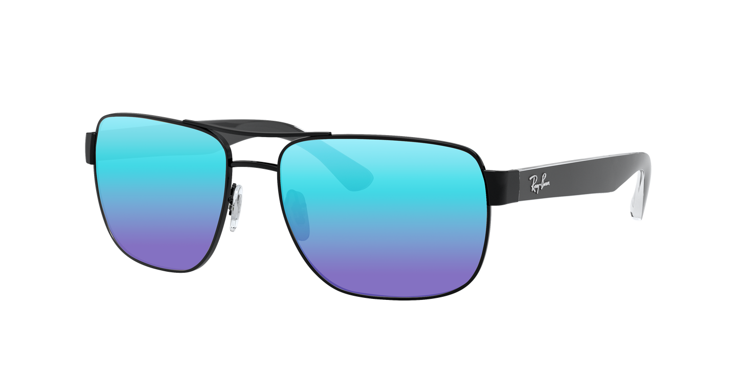 BLACK, Blue-Mirrored, Sunberryrx