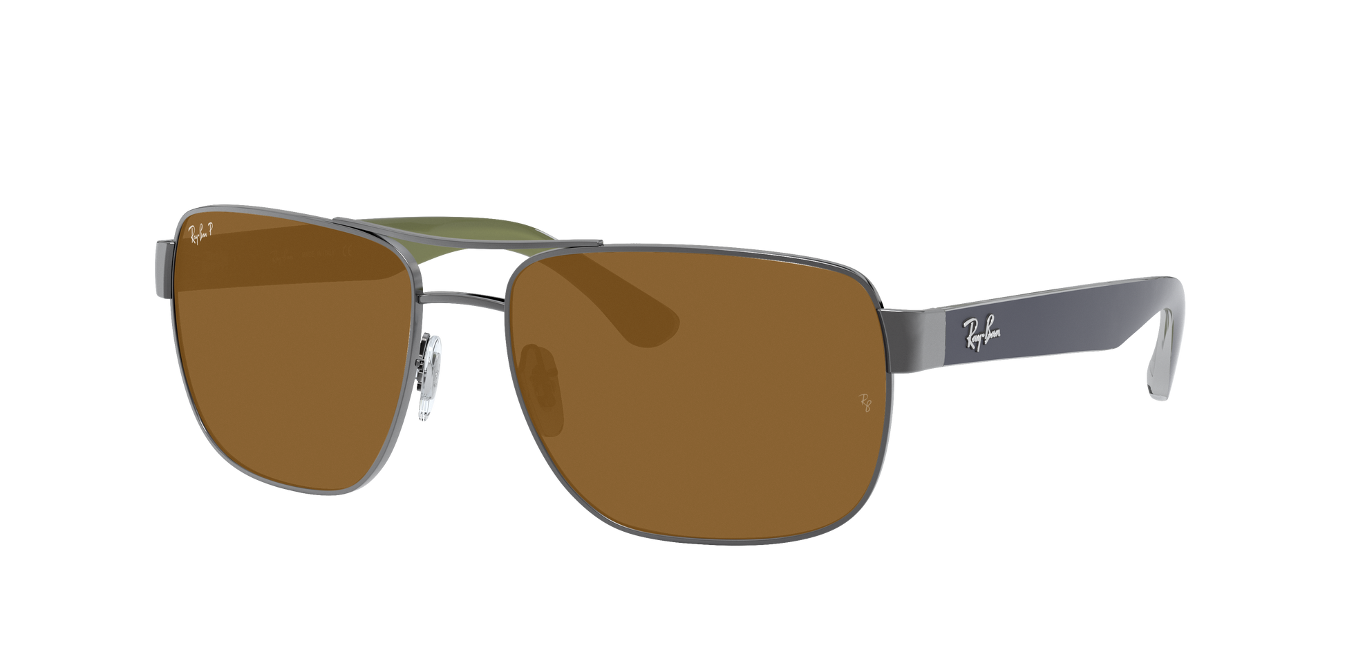 Gunmetal, Brown-Polarized, Rayban
