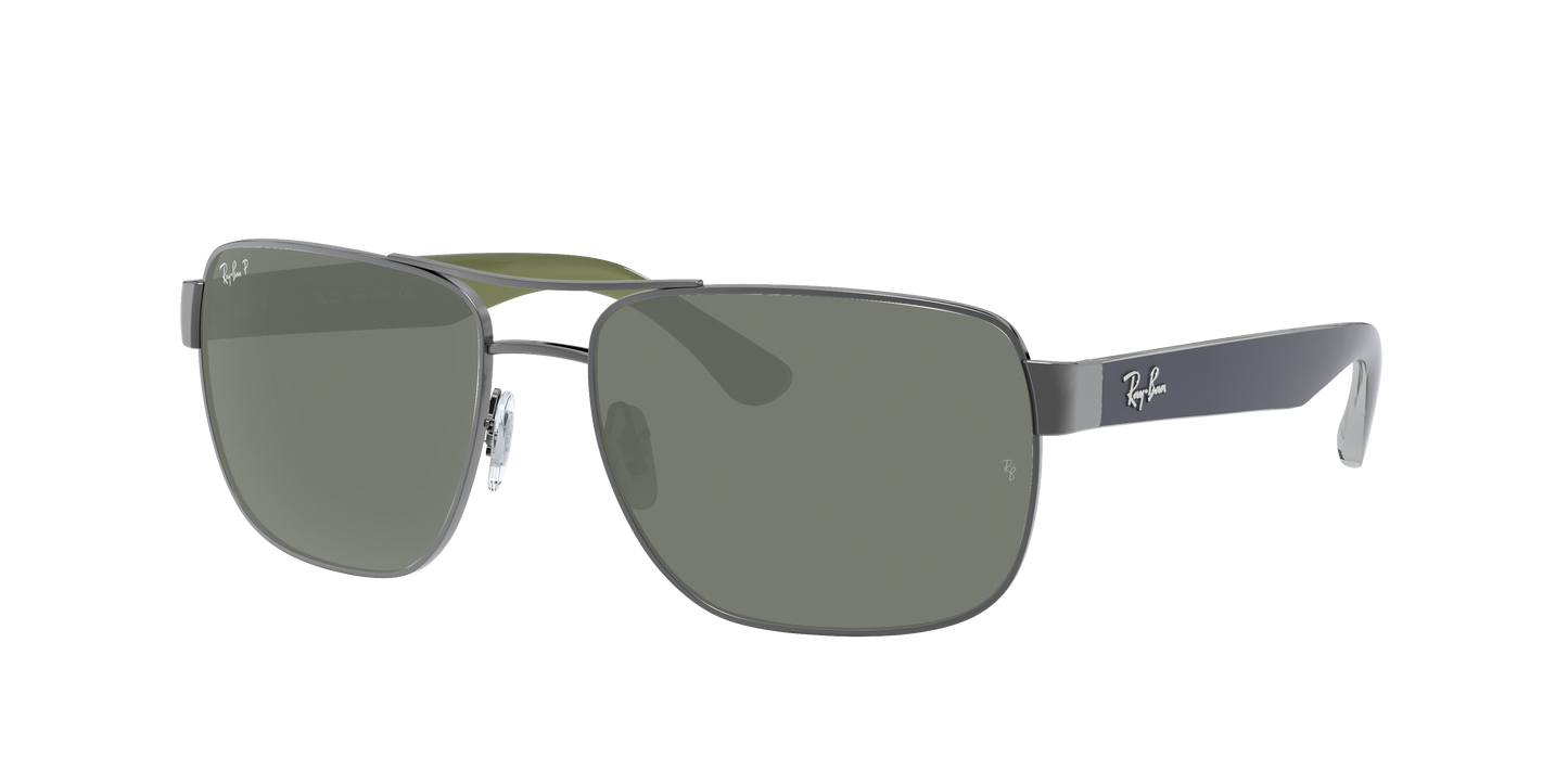 Gunmetal, Green-Polarized, Rayban
