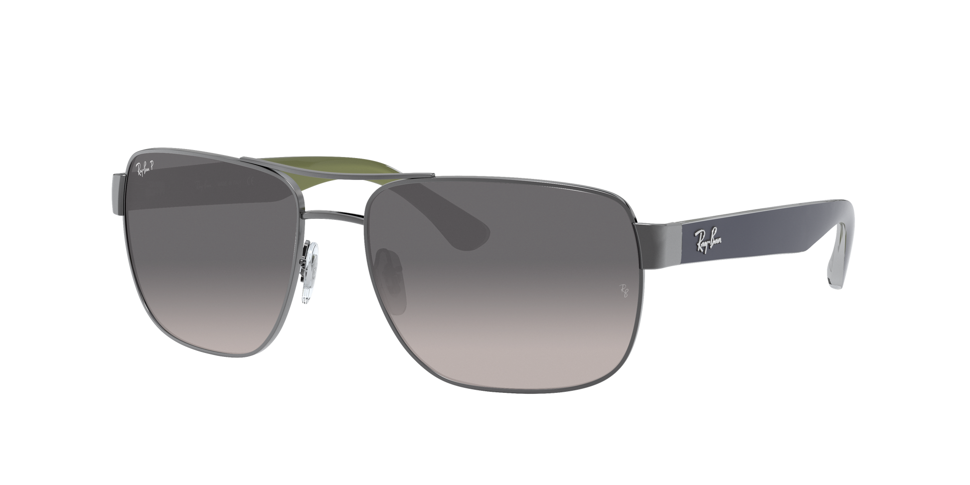 Gunmetal, Grey Gradient-Polarized, Rayban