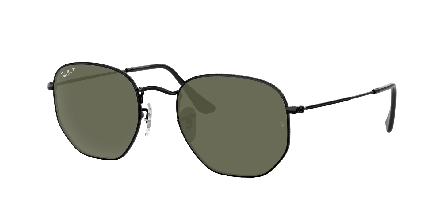 Black, Green-Polarized, Rayban