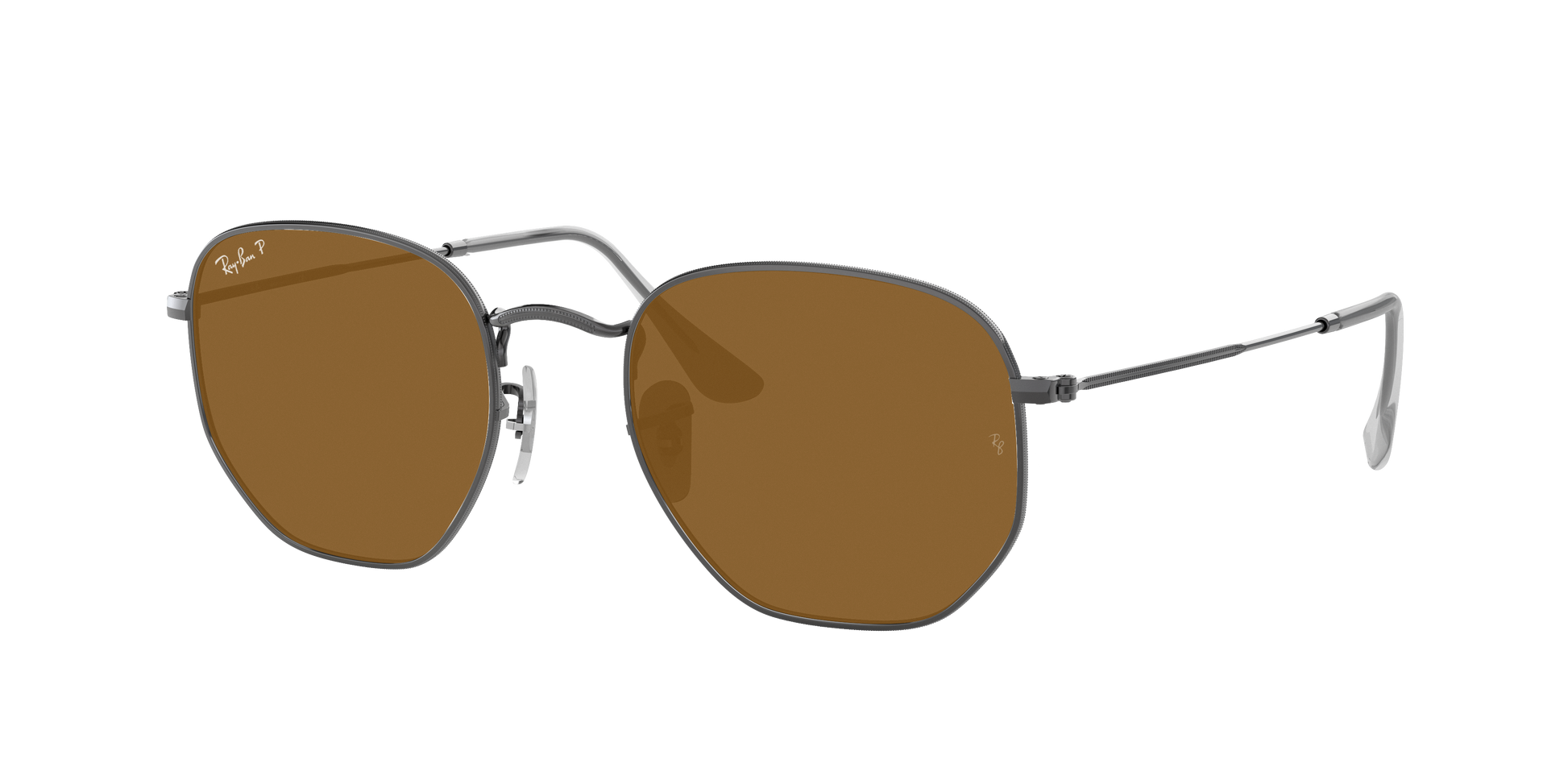 Gunmetal, Brown-Polarized, Rayban