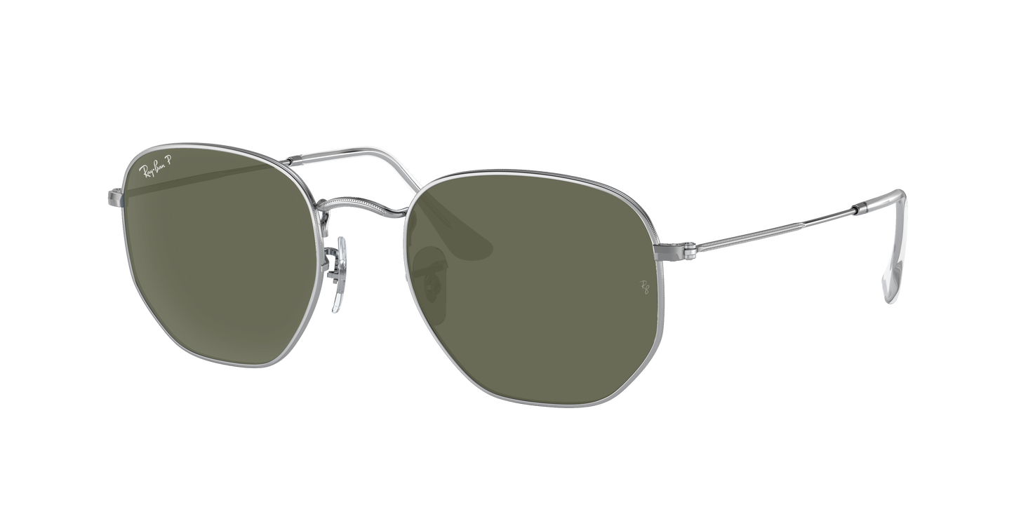 SILVER, Green-Polarized, Rayban