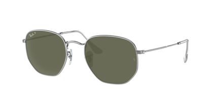 SILVER, Green-Polarized, Rayban