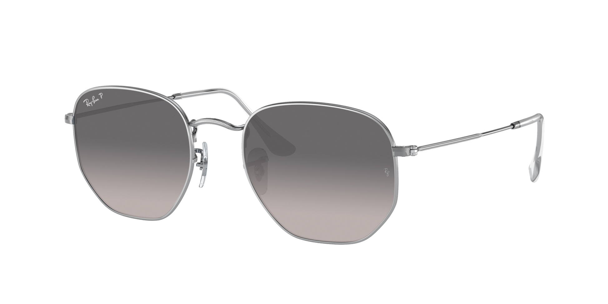 SILVER, Grey Gradient-Polarized, Rayban