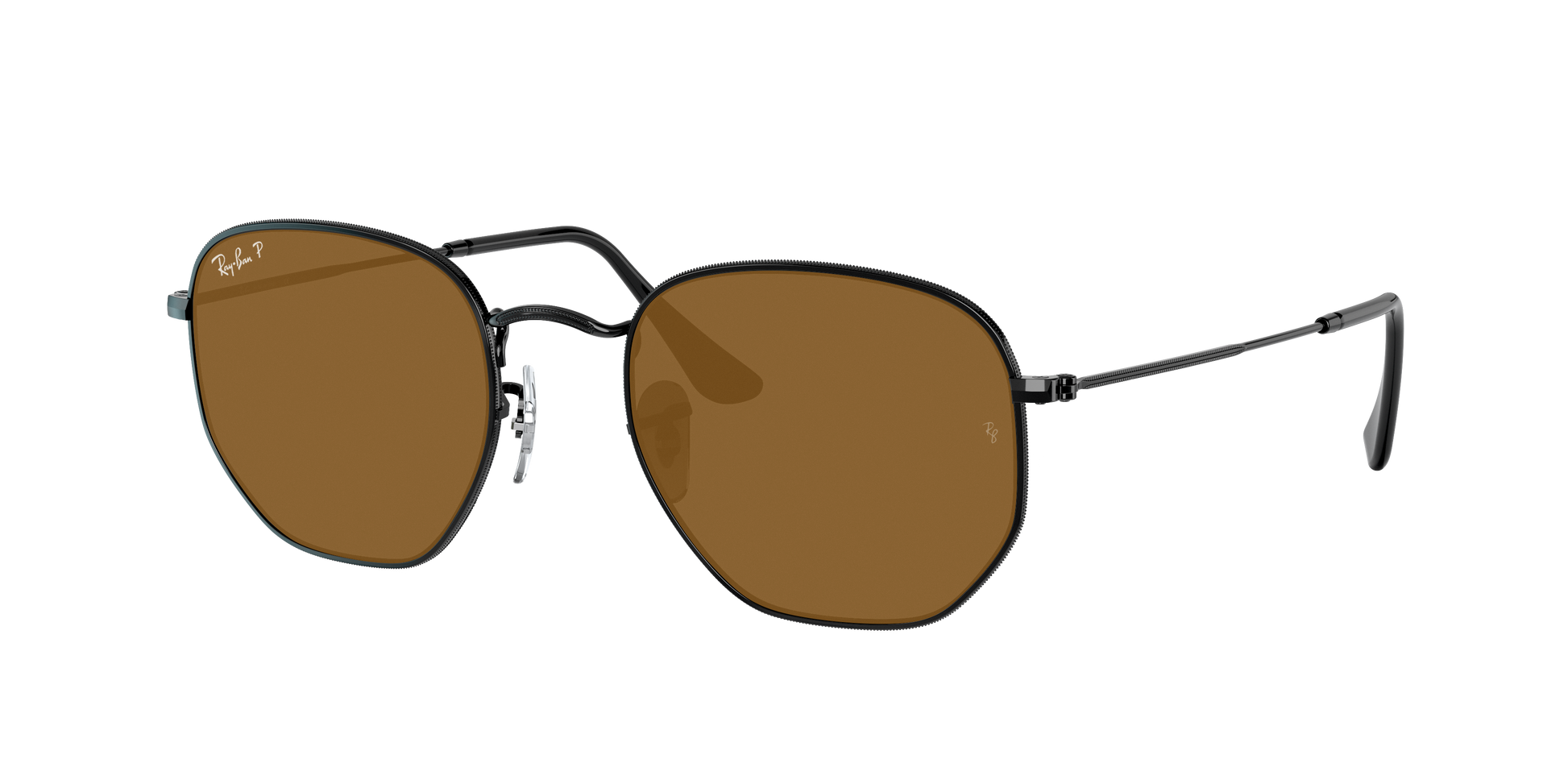 Black, Brown-Polarized, Rayban