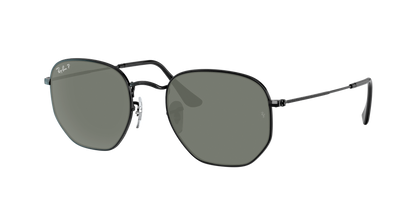 Black, Green-Polarized, Rayban