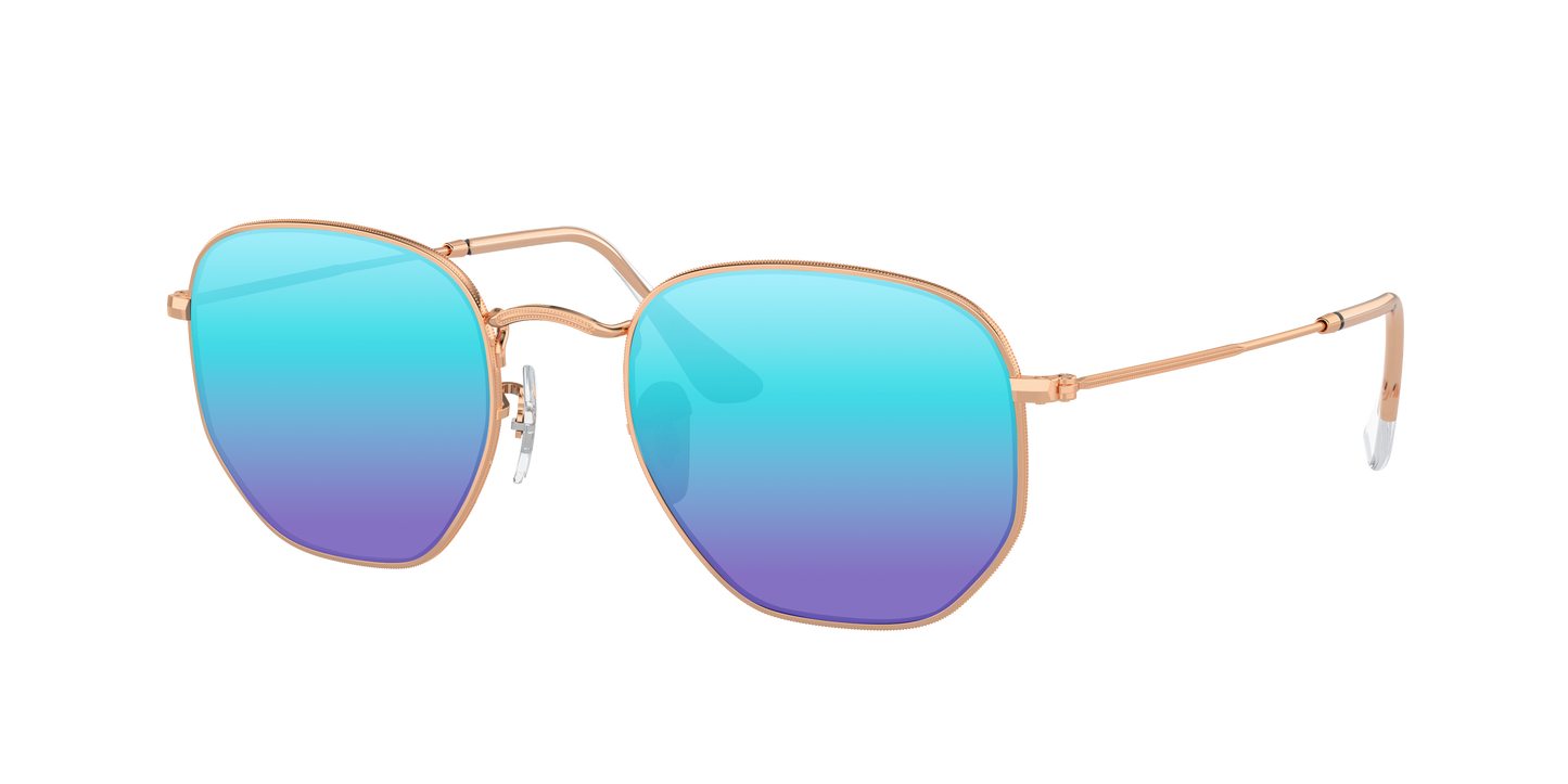ROSEGOLD, Blue-Mirrored, Sunberryrx