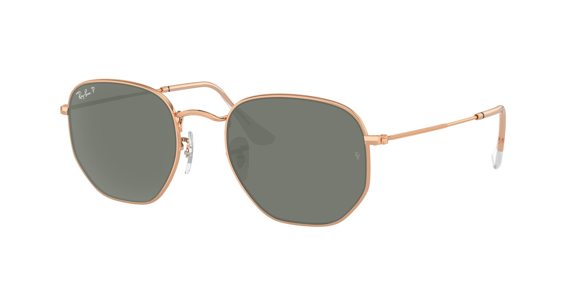 ROSEGOLD, Green-Polarized, Rayban