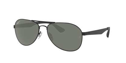 Black, Green-Polarized, Rayban