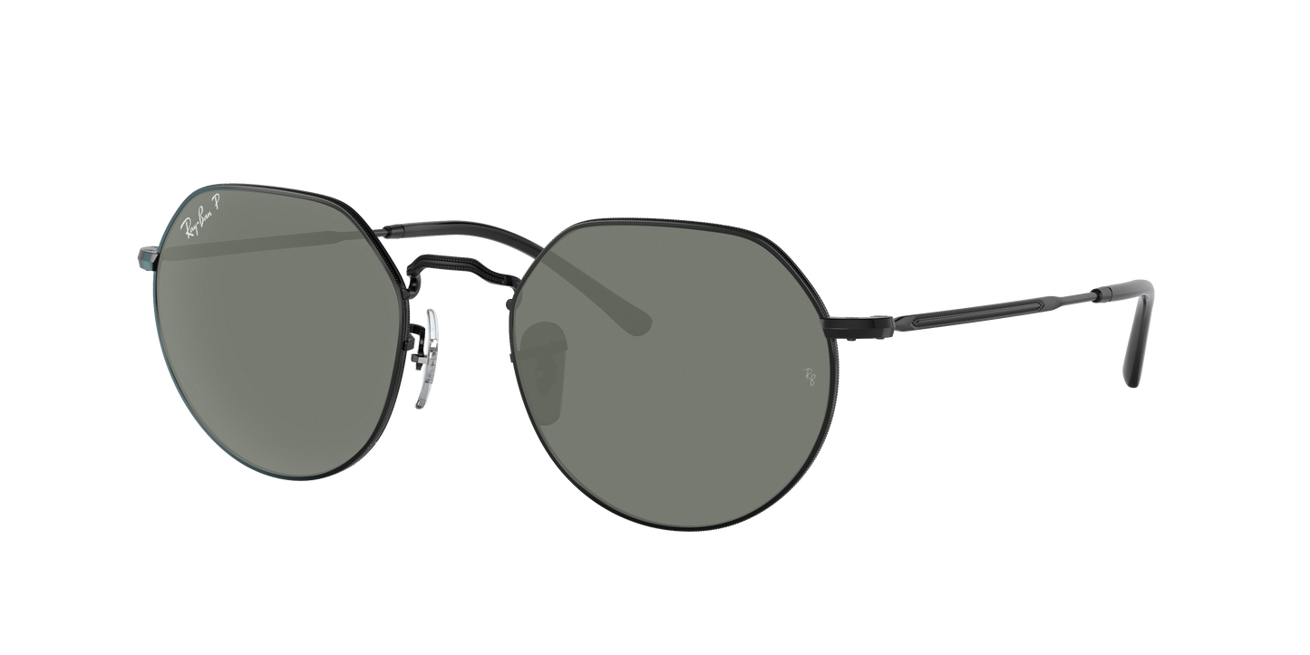 Black, Green-Polarized, Rayban