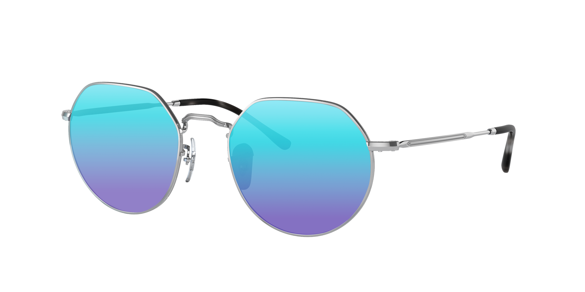 SILVER, Blue-Mirrored, Sunberryrx