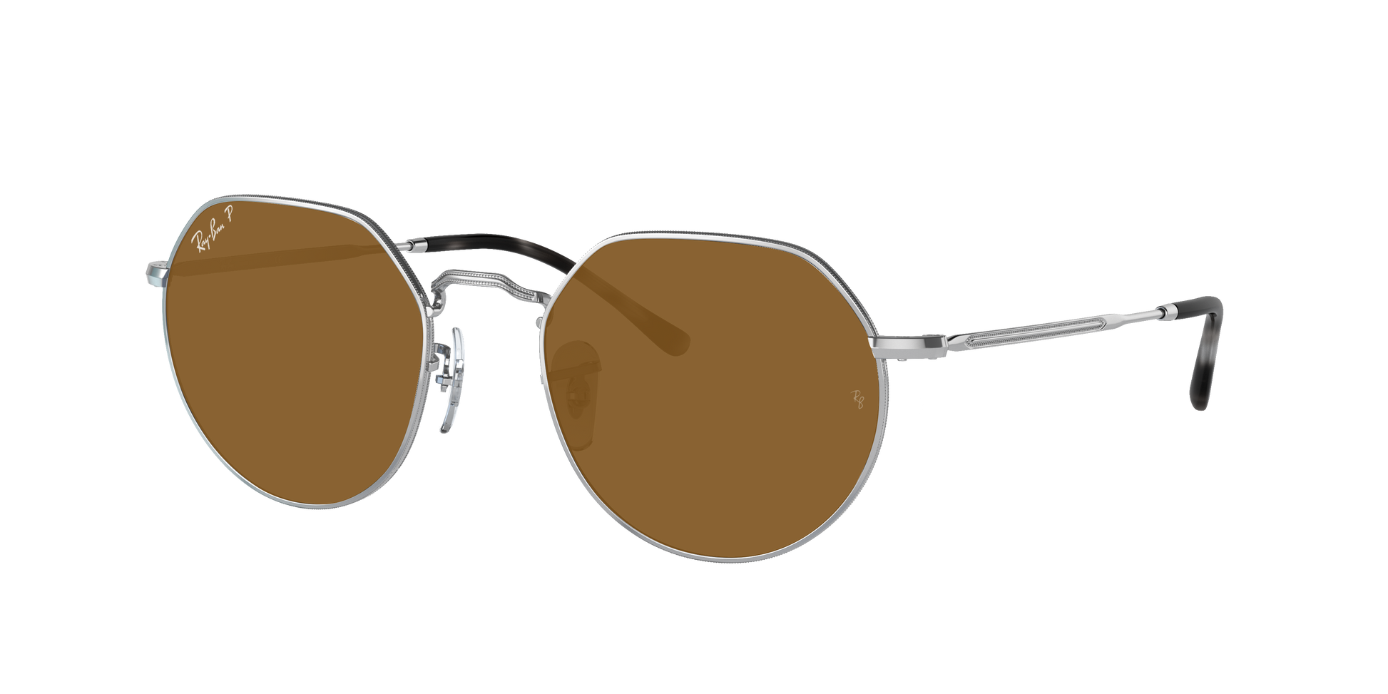 SILVER, Brown-Polarized, Rayban
