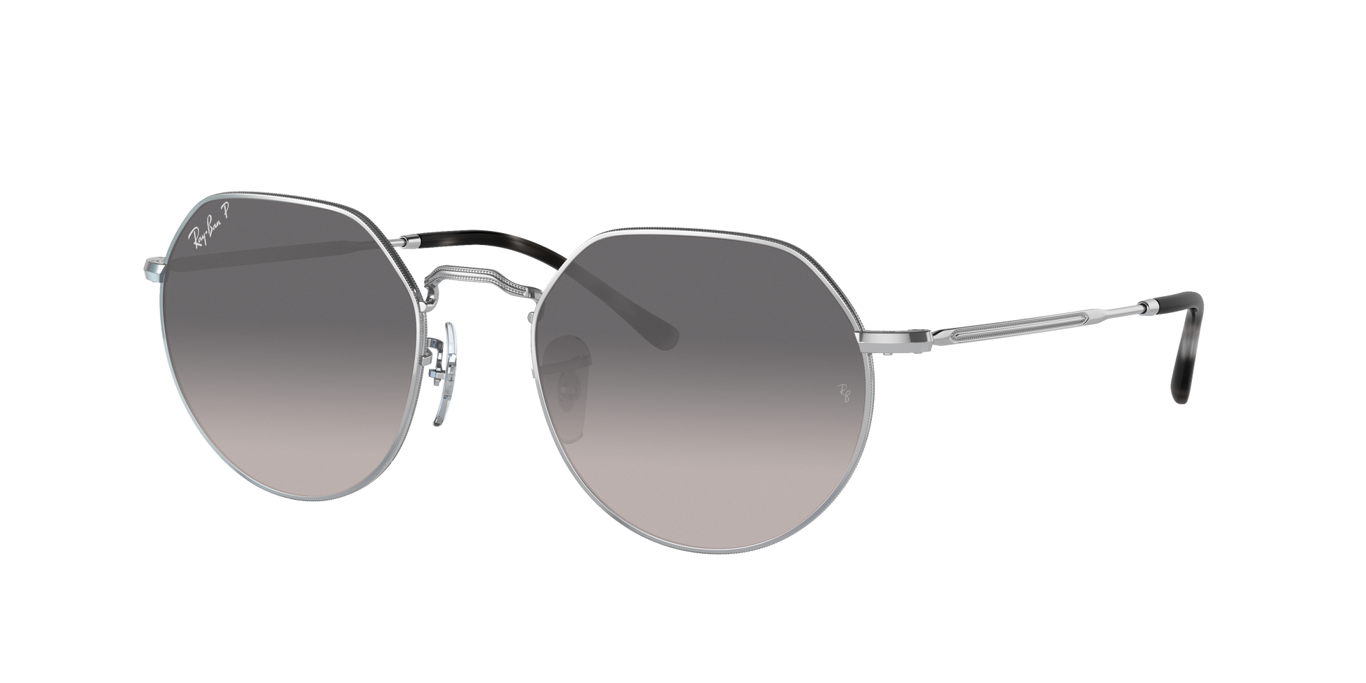 SILVER, Grey Gradient-Polarized, Rayban