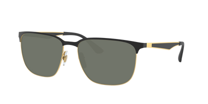 BLACK ON GOLD, Green-Polarized, Sunberryrx