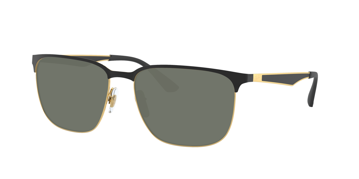 BLACK ON GOLD, Green-Polarized, Sunberryrx