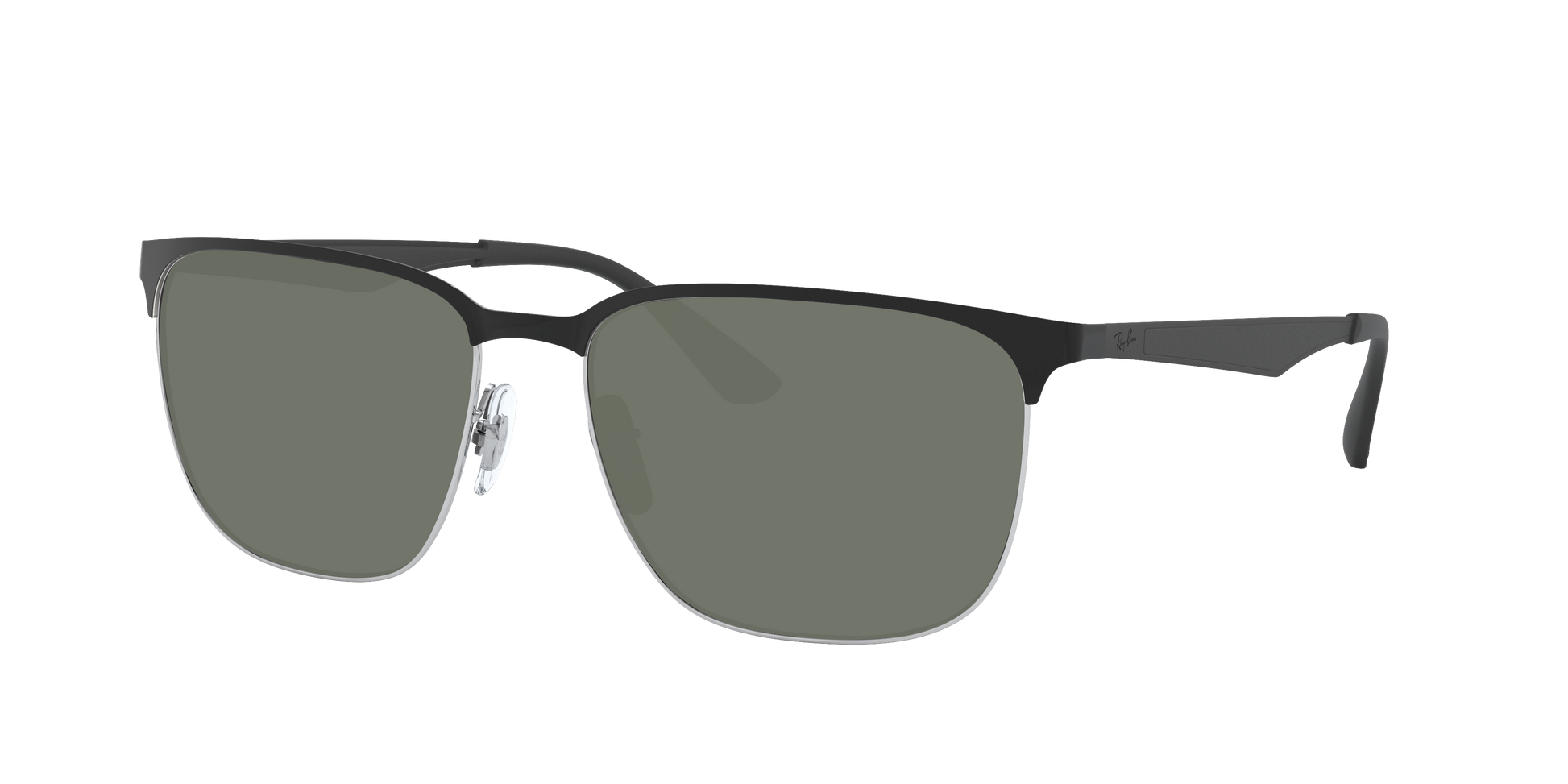 BLACK ON SILVER, Green-Polarized, Sunberryrx