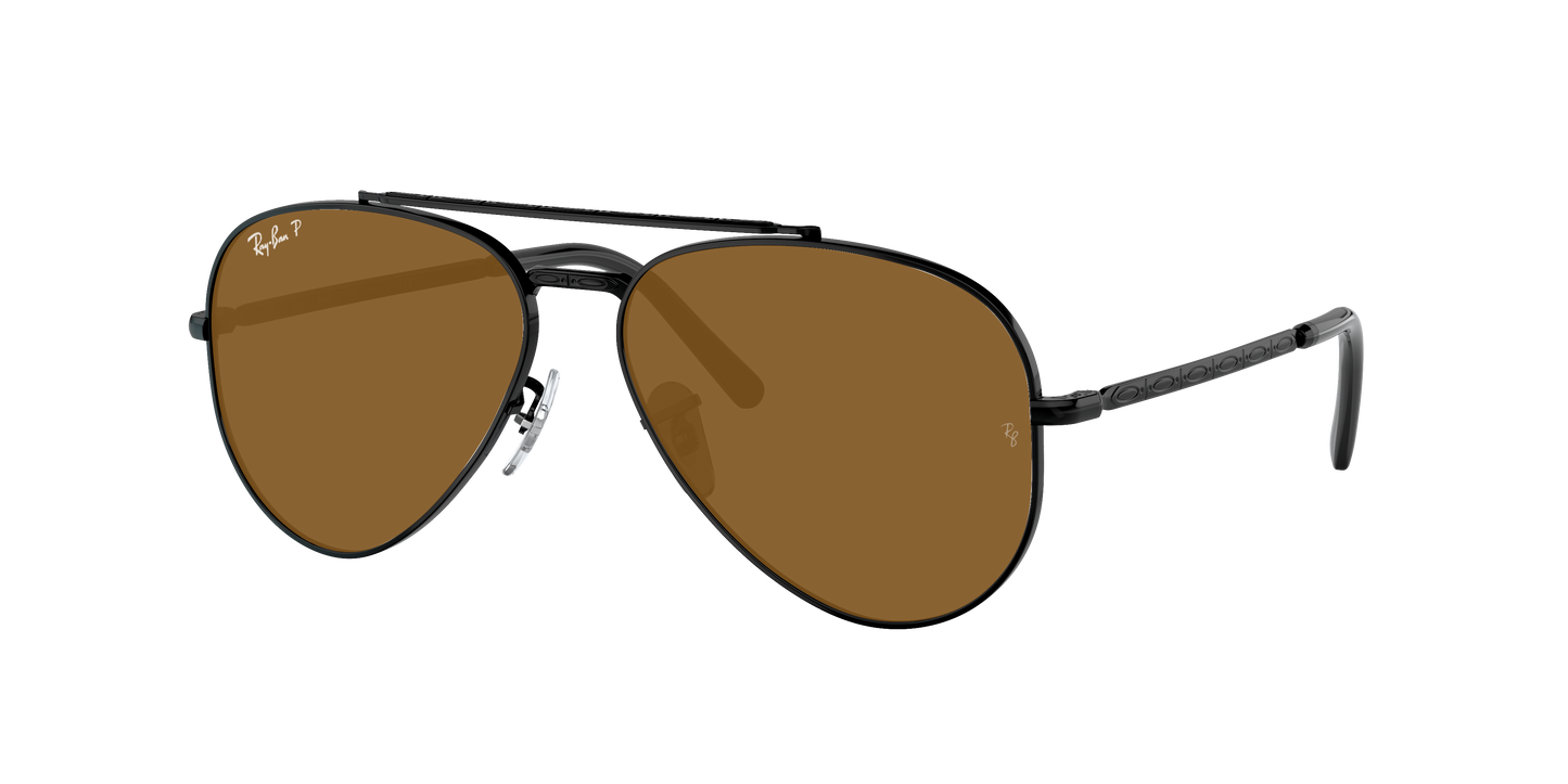 Black, Brown-Polarized, Rayban