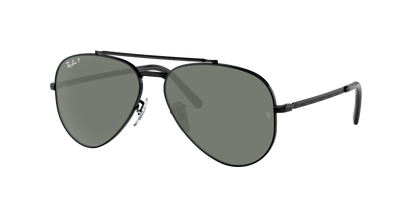 Black, Green-Polarized, Rayban