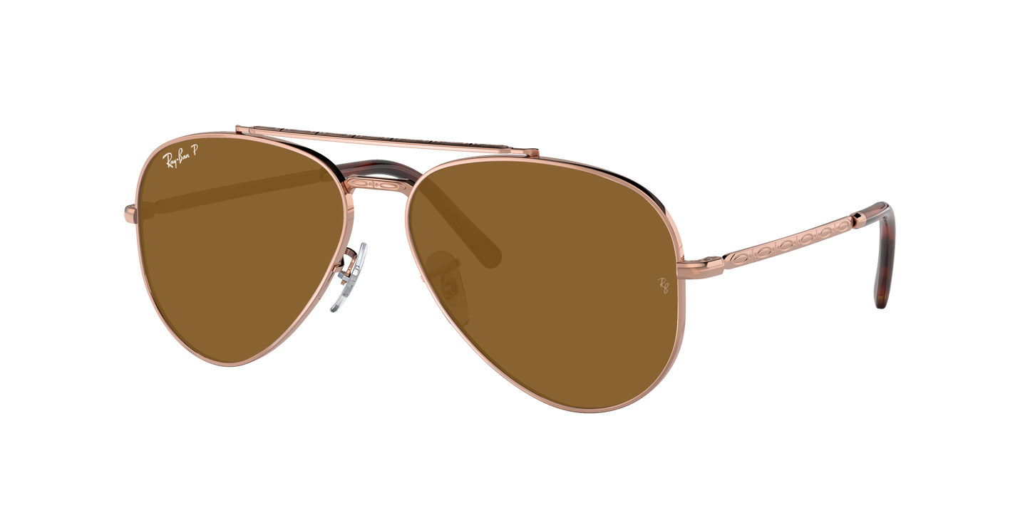 Rose Gold, Brown-Polarized, Rayban