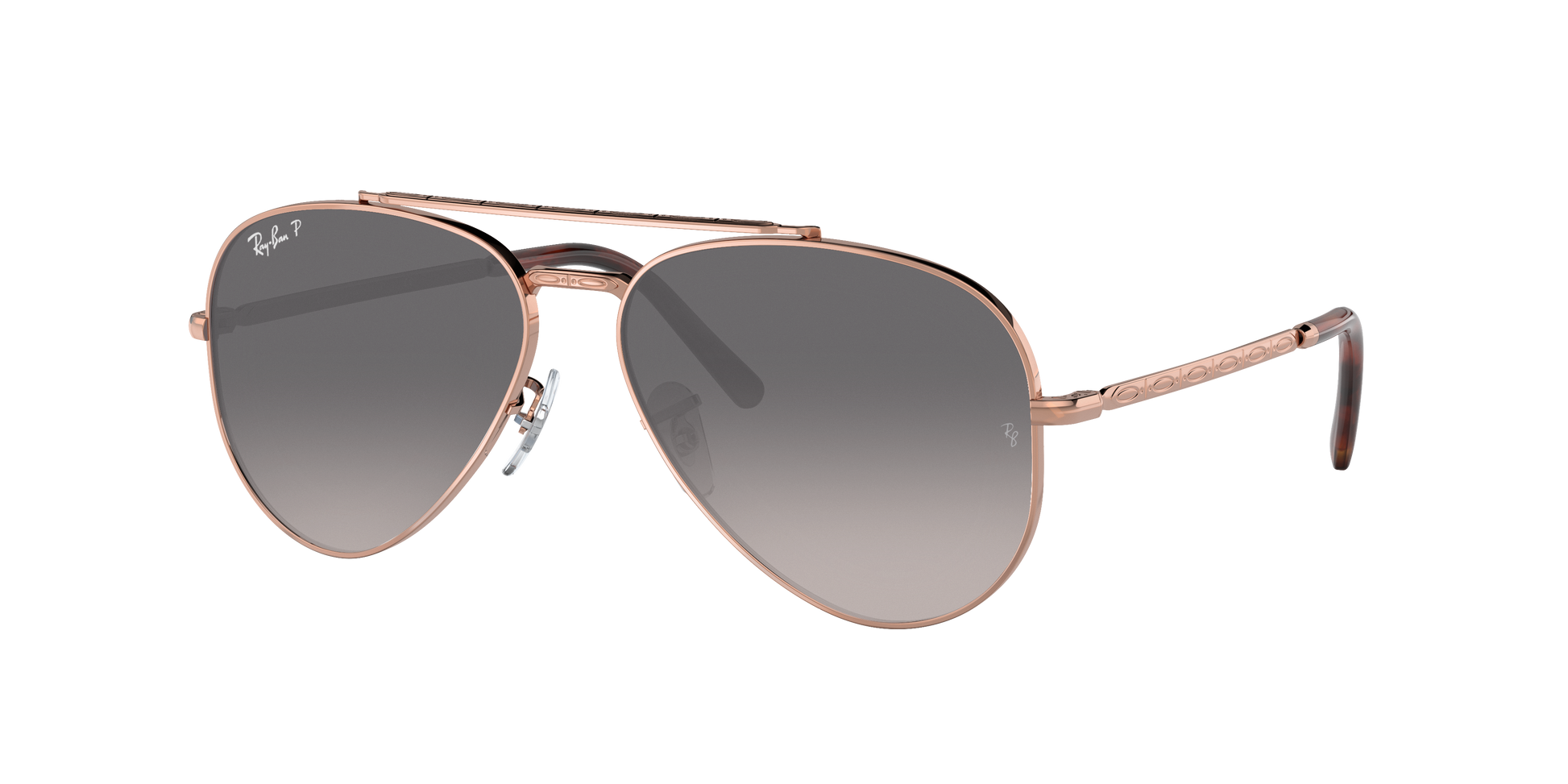 Rose Gold, Grey Gradient-Polarized, Rayban