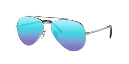 SILVER, Blue-Mirrored, Sunberryrx