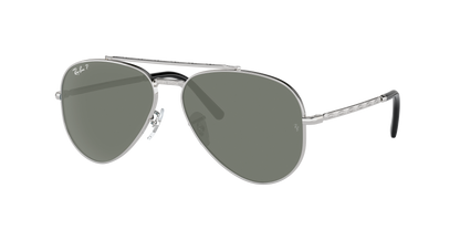 SILVER, Green-Polarized, Rayban