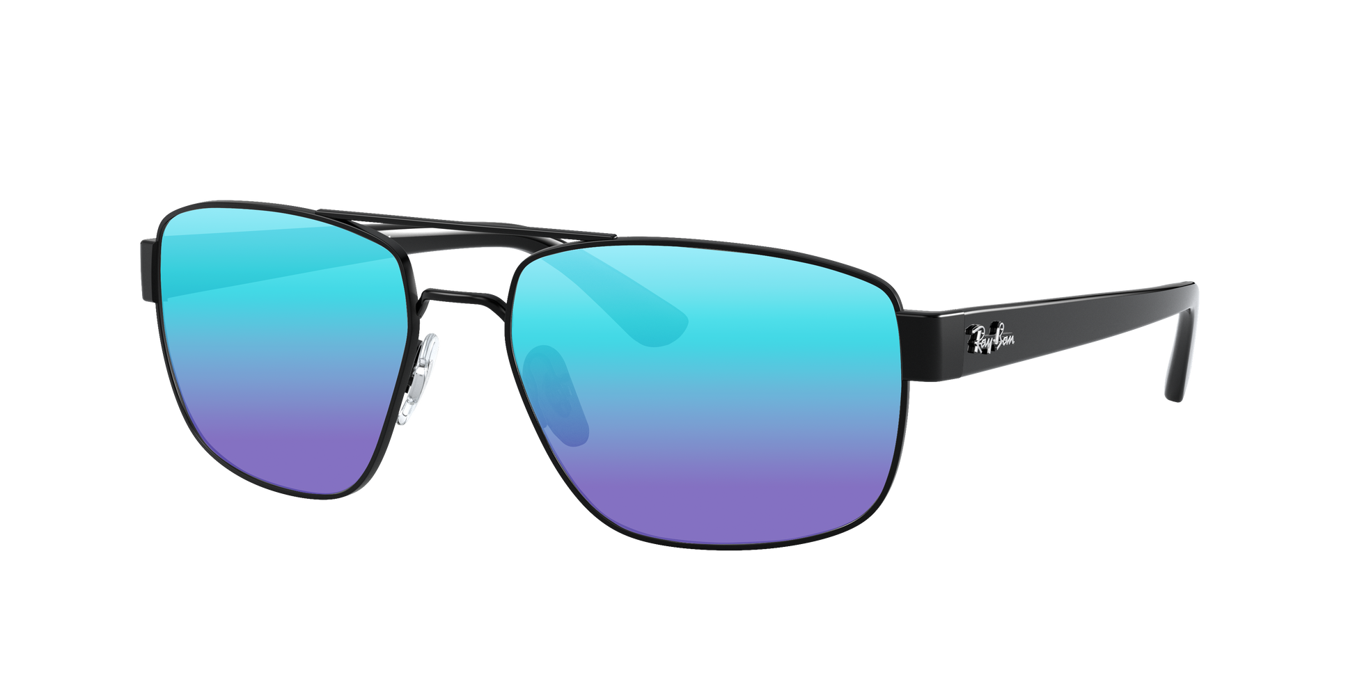 Black, Blue-Mirrored, Sunberryrx