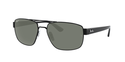 Black, Green-Polarized, Rayban