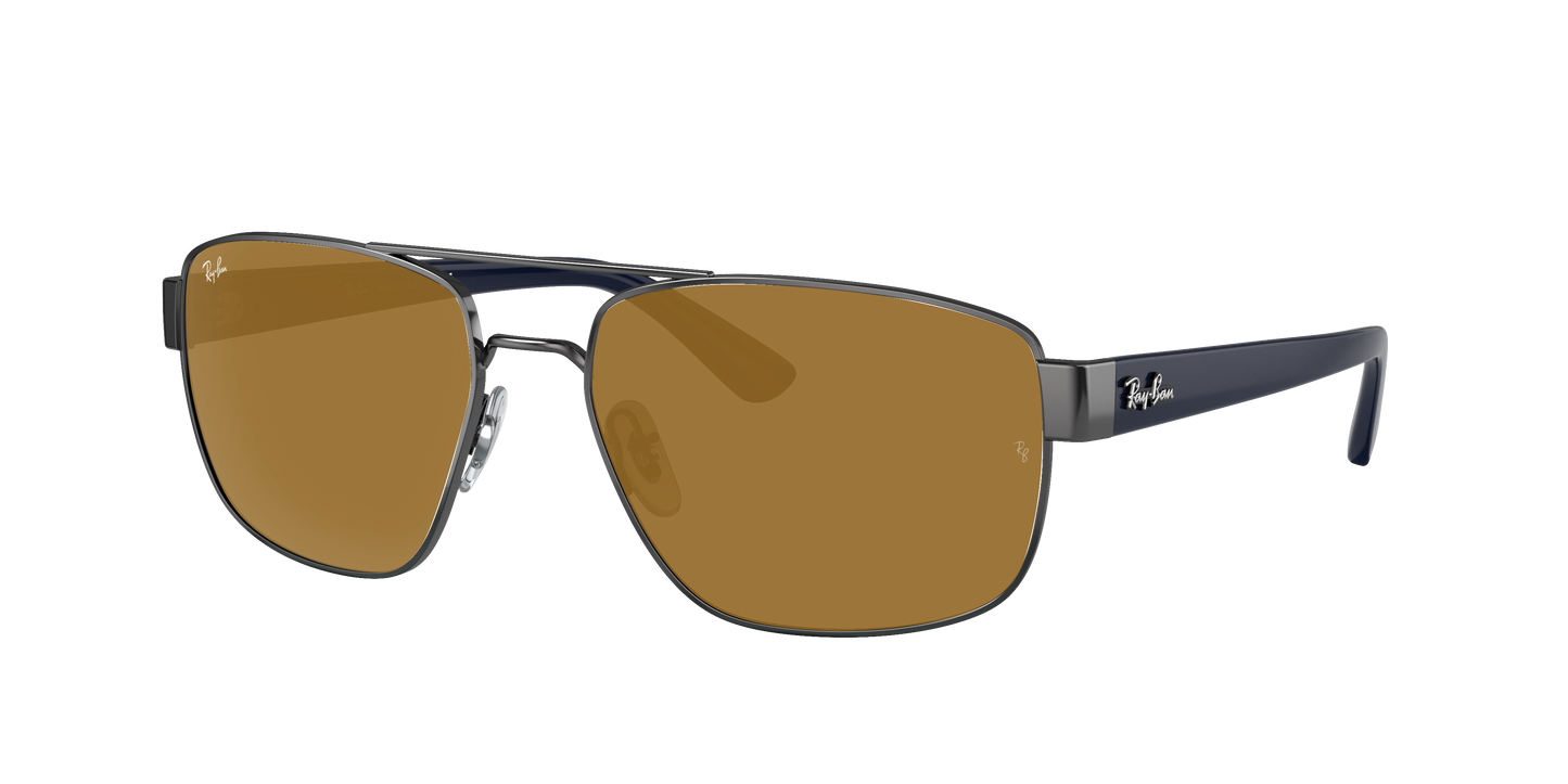 Gunmetal, Brown-Polarized, Rayban