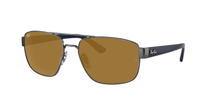 Gunmetal, Brown-Polarized, Rayban