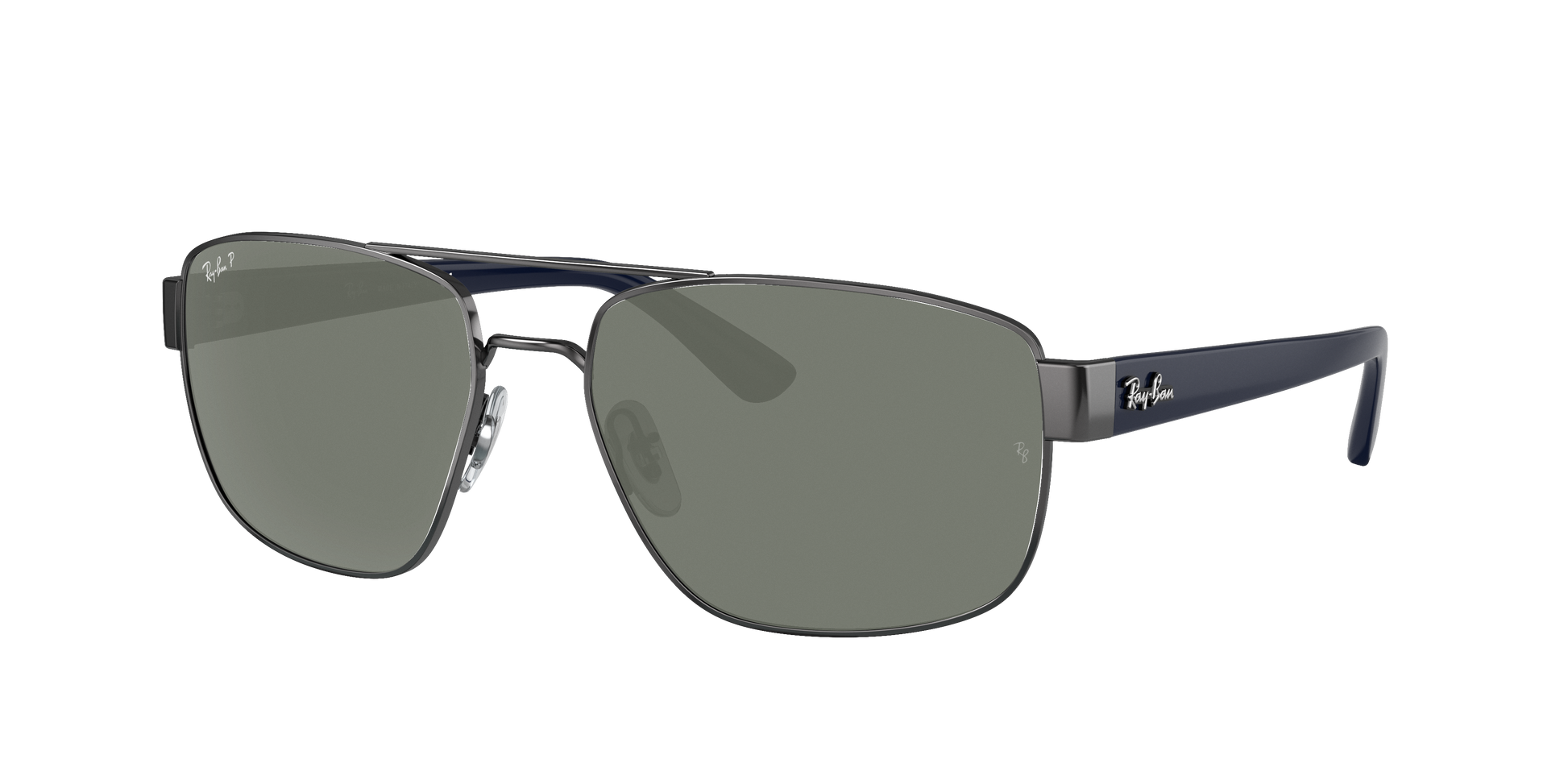 Gunmetal, Green-Polarized, Rayban