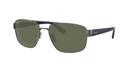 Gunmetal, Green, Rayban