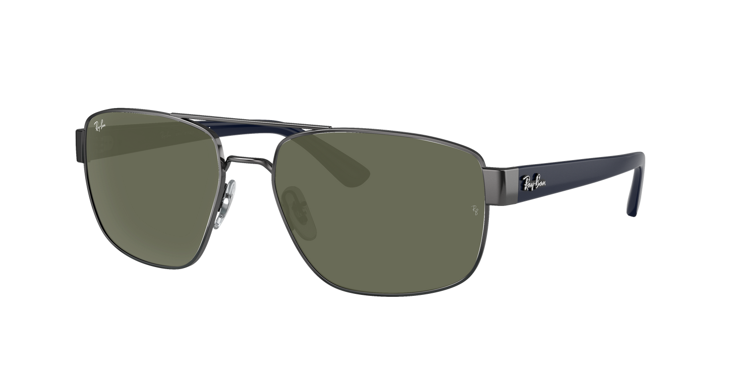 Gunmetal, Green, Rayban