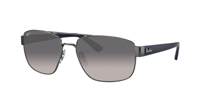 Gunmetal, Grey Gradient-Polarized, Rayban