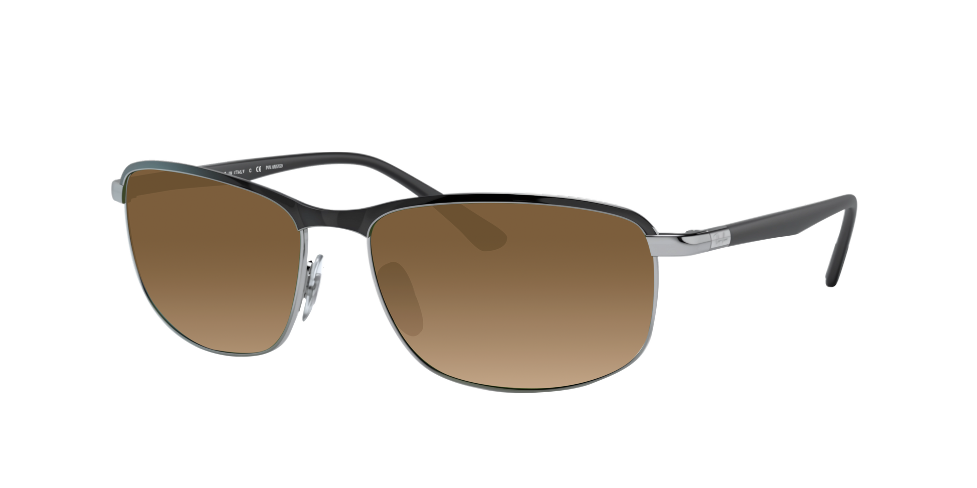 BLACK ON SILVER, Brown Gradient, Sunberryrx