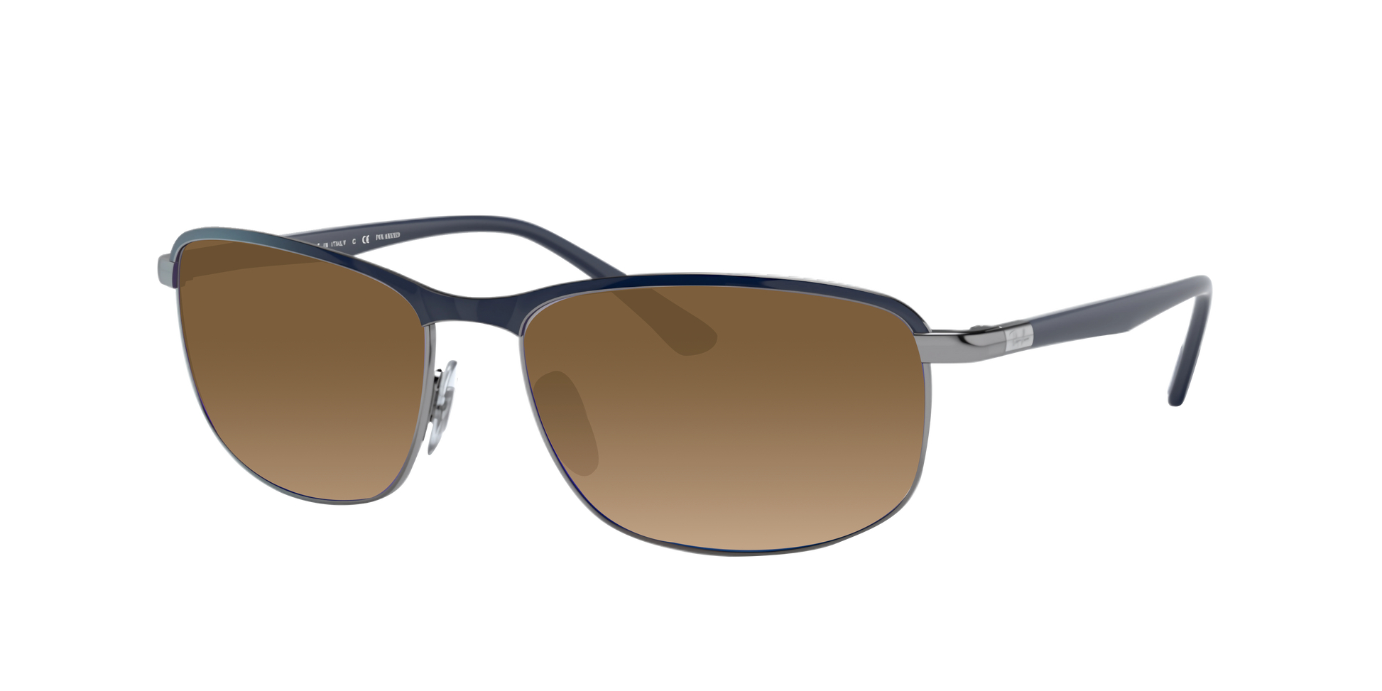 BLUE ON GUNMETAL, Brown Gradient, Sunberryrx