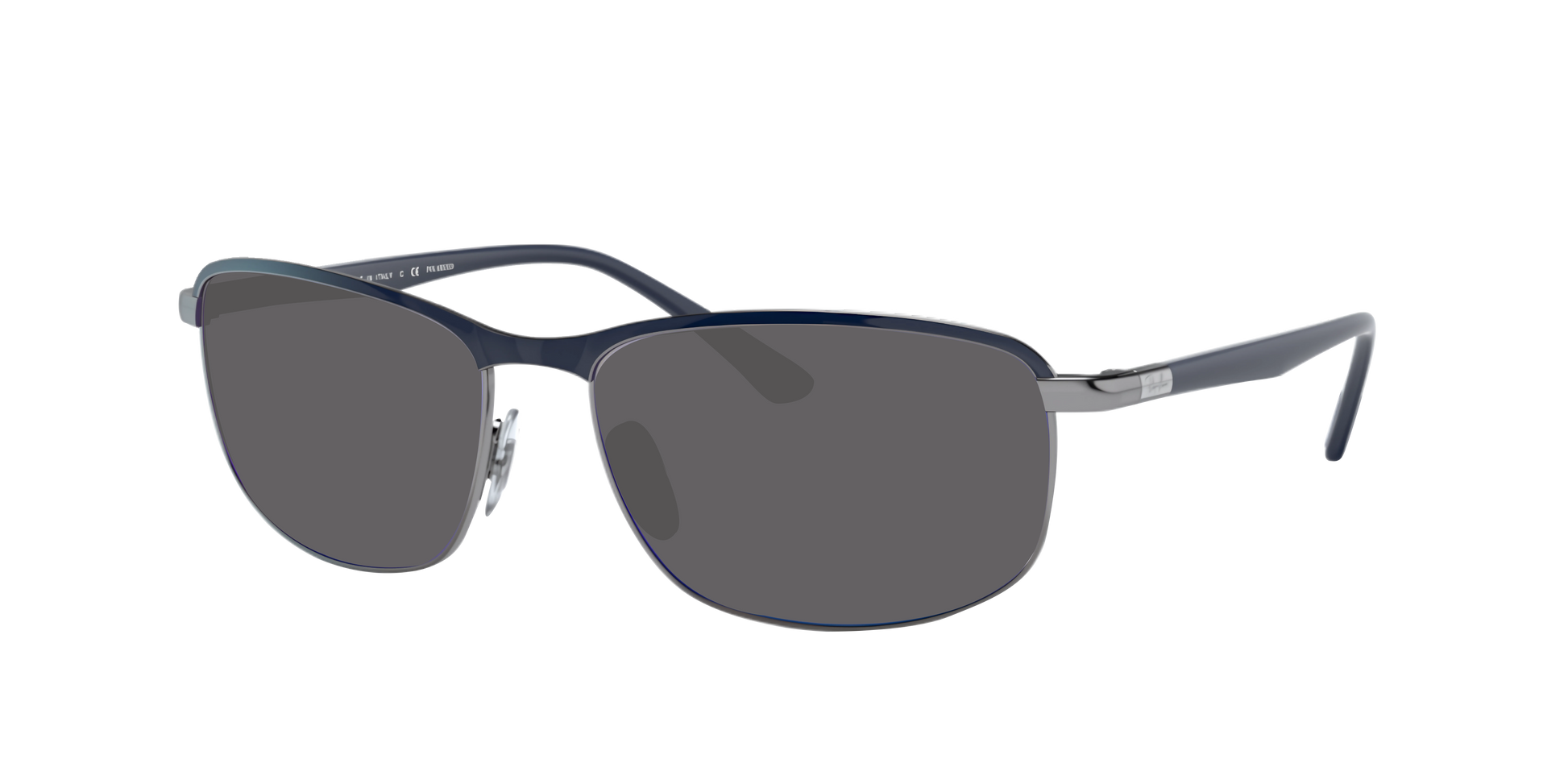 BLUE ON GUNMETAL, Grey-Polarized, Sunberryrx