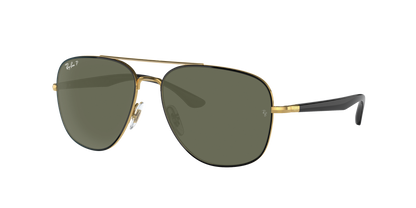 BLACK ON GOLD, Green, Rayban