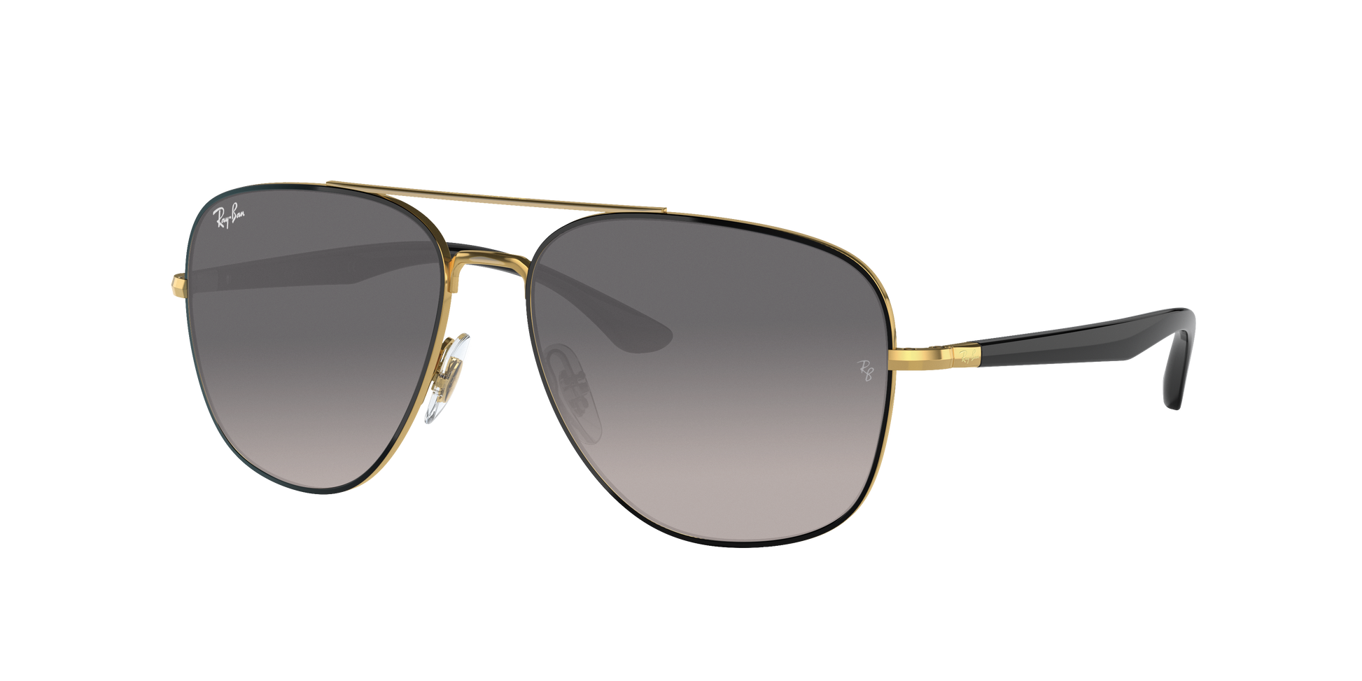 BLACK ON GOLD, Grey Gradient-Polarized, Rayban