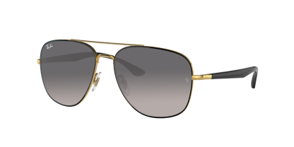 BLACK ON GOLD, Grey Gradient-Polarized, Rayban