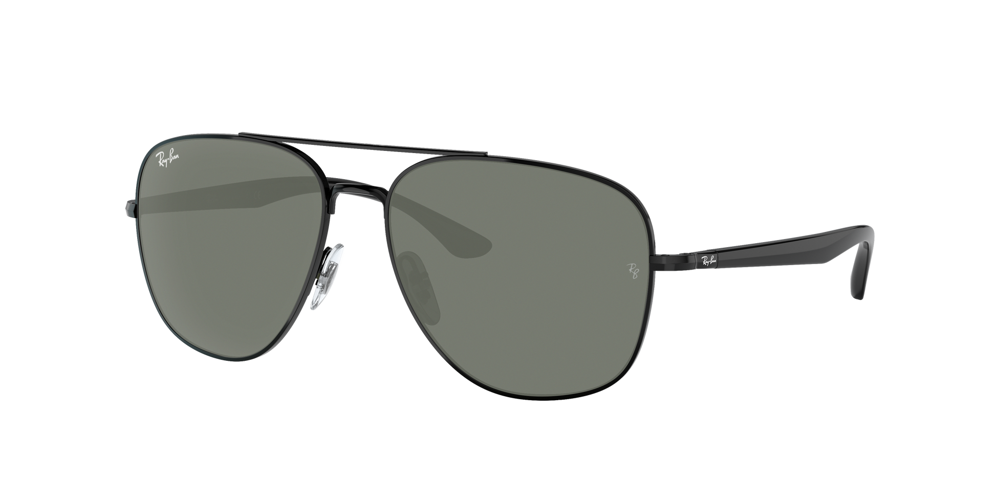 Black, Green-Polarized, Rayban