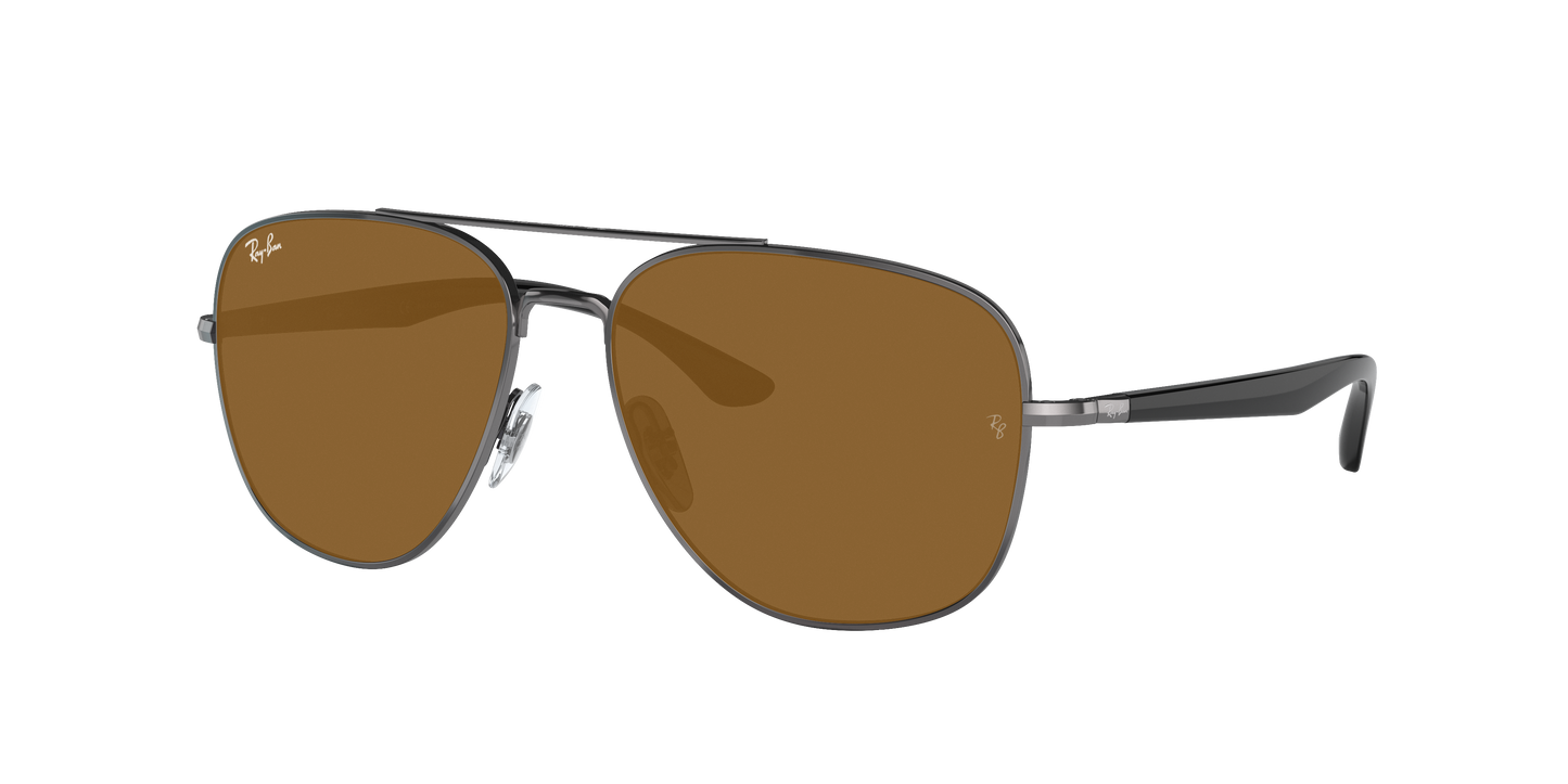 Gunmetal, Brown-Polarized, Rayban