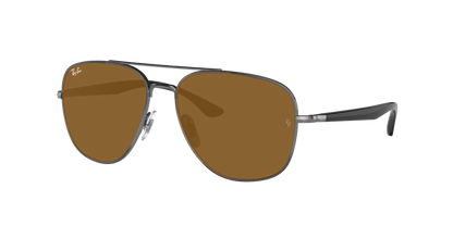 Gunmetal, Brown-Polarized, Rayban