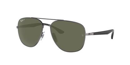 Gunmetal, Green, Rayban